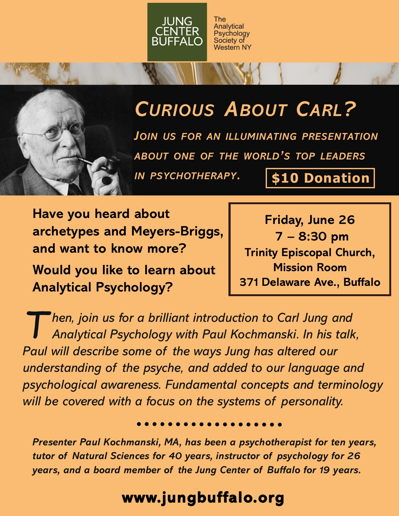 "CURIOUS ABOUT CARL?" 7 p.m. Friday, June 26 Image