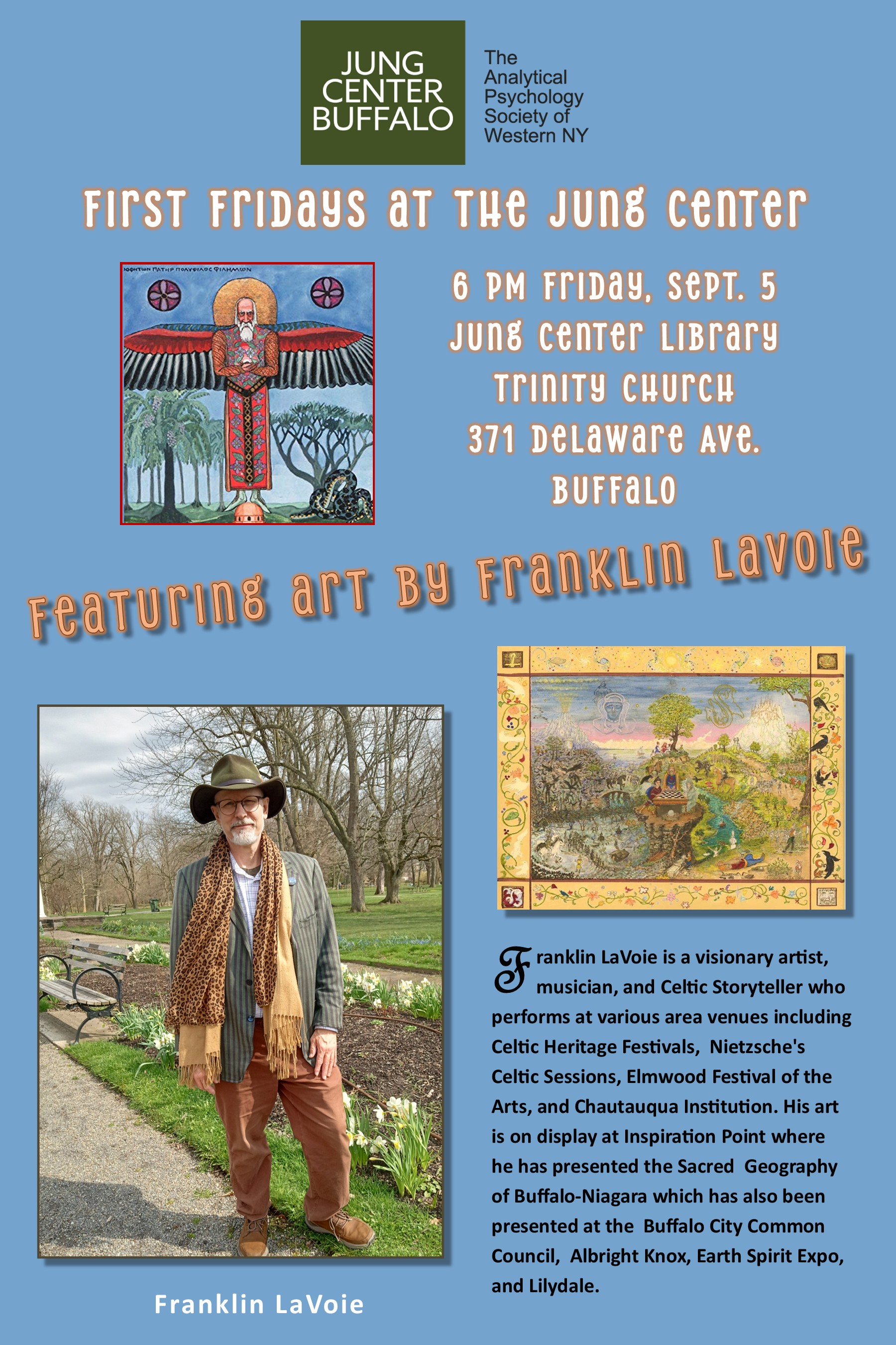 FIRST FRIDAY, featuring art of Franklin LaVoie Image